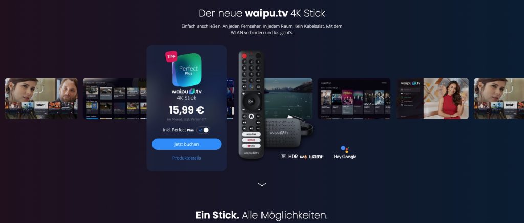 waipu.tv 4K Stick